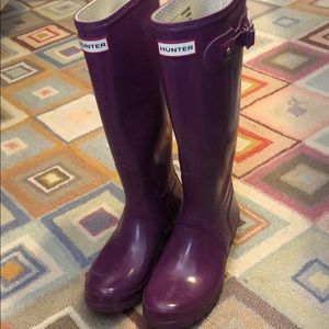 Tall Purple Hunter Rainboots